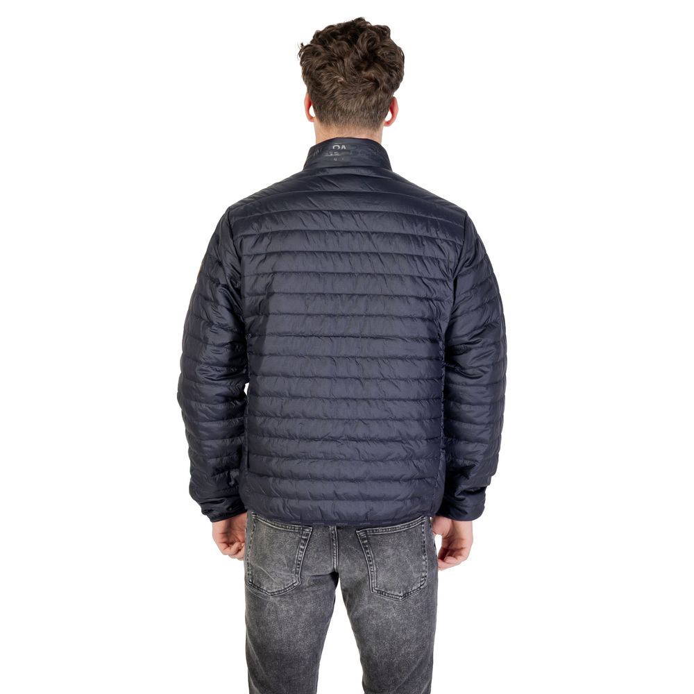 Napapijri Blue Polyamide Jackets & Coat